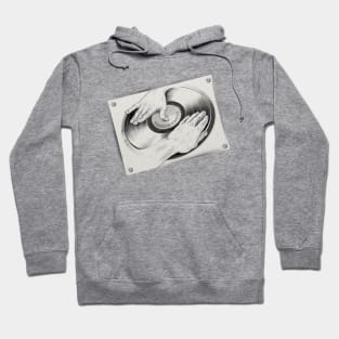 DJ Escher - Spinning Hands Hoodie